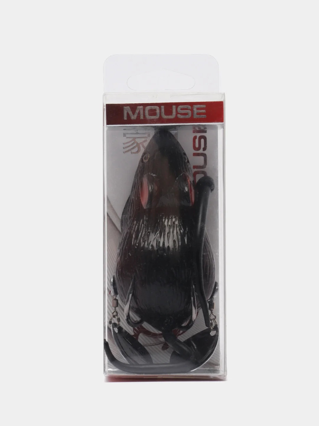 Багровый приманка мышь-незацепляйка Namazu Mouse, длина 75 мм, вес 26 гр