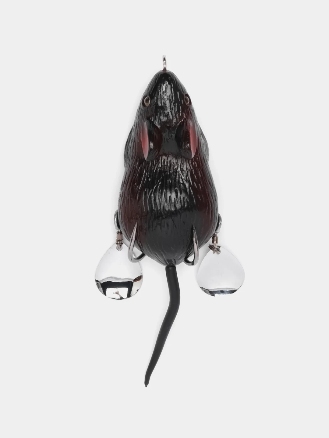 Багровый приманка мышь-незацепляйка Namazu Mouse, длина 75 мм, вес 26 гр