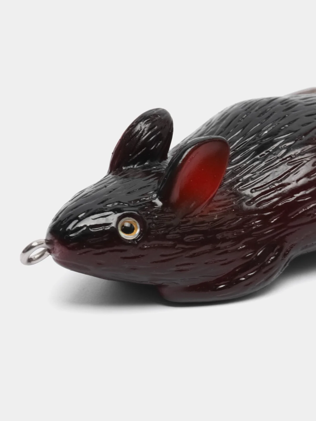 Багровый приманка мышь-незацепляйка Namazu Mouse, длина 75 мм, вес 26 гр