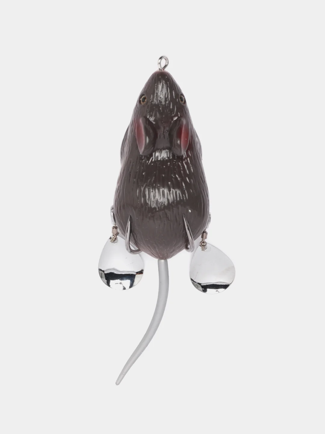 Светло-коричневый приманка мышь-незацепляйка Namazu Mouse, длина 75 мм, вес 26 гр