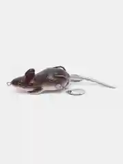 Светло-коричневый приманка мышь-незацепляйка Namazu Mouse, длина 75 мм, вес 26 гр