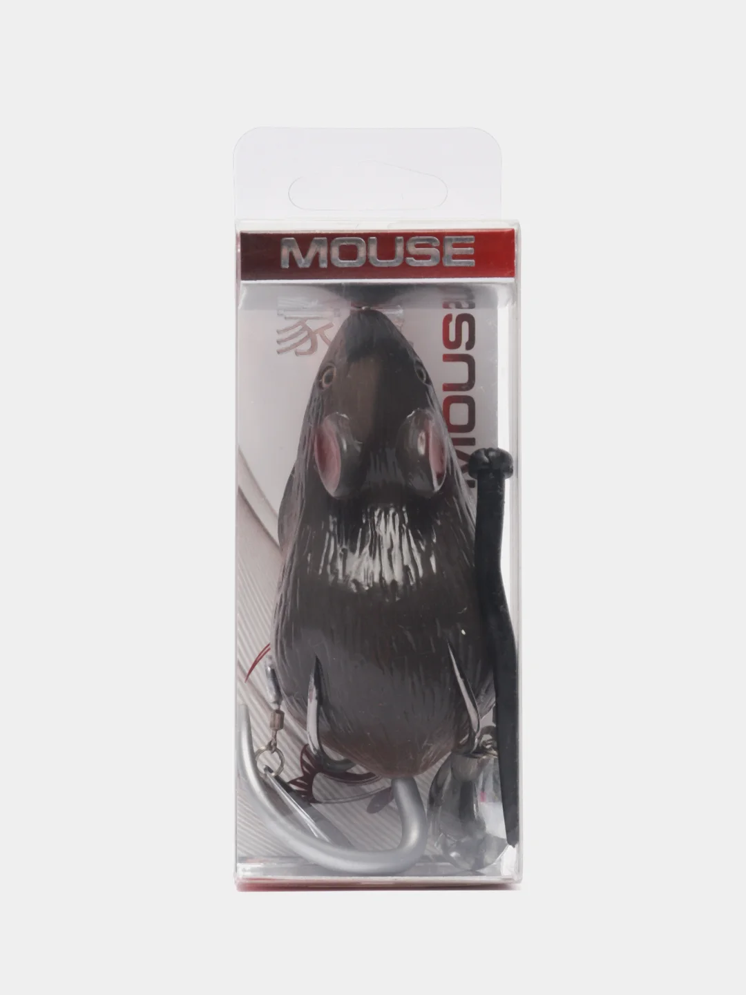 Светло-коричневый приманка мышь-незацепляйка Namazu Mouse, длина 75 мм, вес 26 гр