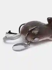 Светло-коричневый приманка мышь-незацепляйка Namazu Mouse, длина 75 мм, вес 26 гр