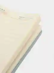 Голубой блокнот с ручкой подарочный набор