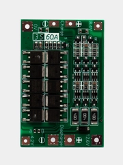 Bms 3S 60A контроллер заряда/разряда Li-ion аккумуляторов с защитой и балансировкой