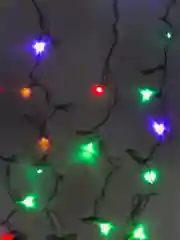 Гирлянда-занавеска, штора, прямые, 3,0 х 3,0 м, RGB, цветная, 220В