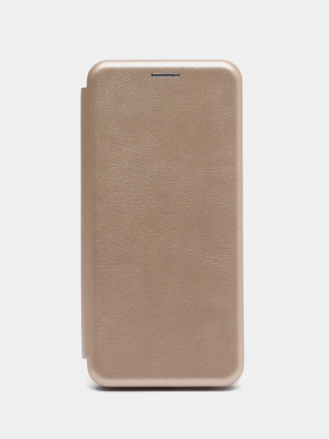 Золотой чехол-книжка для Realme 8 5G (Реалми 8 5G), из экокожи