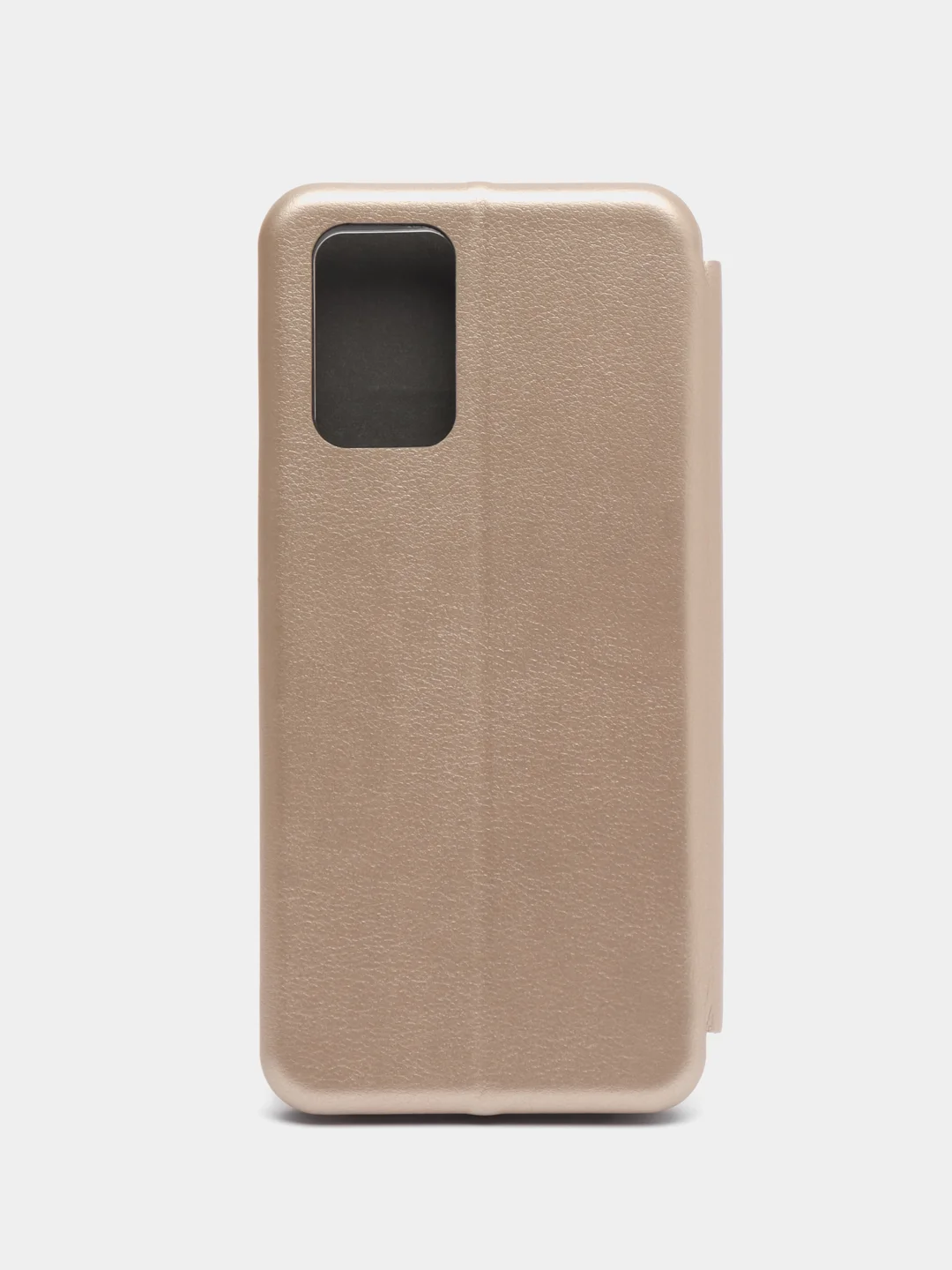 Золотой чехол-книжка для Realme 8 5G (Реалми 8 5G), из экокожи