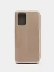 Золотой чехол-книжка для Realme 8 5G (Реалми 8 5G), из экокожи