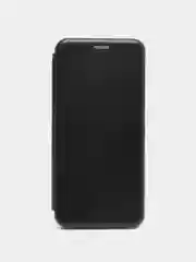 Черный чехол-книжка для Realme 8 5G (Реалми 8 5G), из экокожи