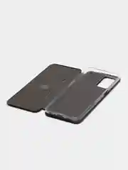 Черный чехол-книжка для Realme 8 5G (Реалми 8 5G), из экокожи