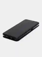 Черный чехол-книжка для Realme 8 5G (Реалми 8 5G), из экокожи