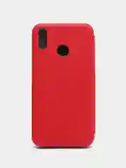 Красный чехол книжка для Huawei Honor 8 x (Хонор 8 х), из экокожи