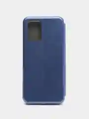 Голубой чехол-книжка для Realme 8 5G (Реалми 8 5G), из экокожи