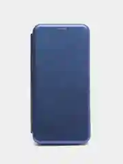 Голубой чехол-книжка для Realme 8 5G (Реалми 8 5G), из экокожи