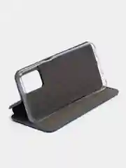 Голубой чехол-книжка для Realme 8 5G (Реалми 8 5G), из экокожи