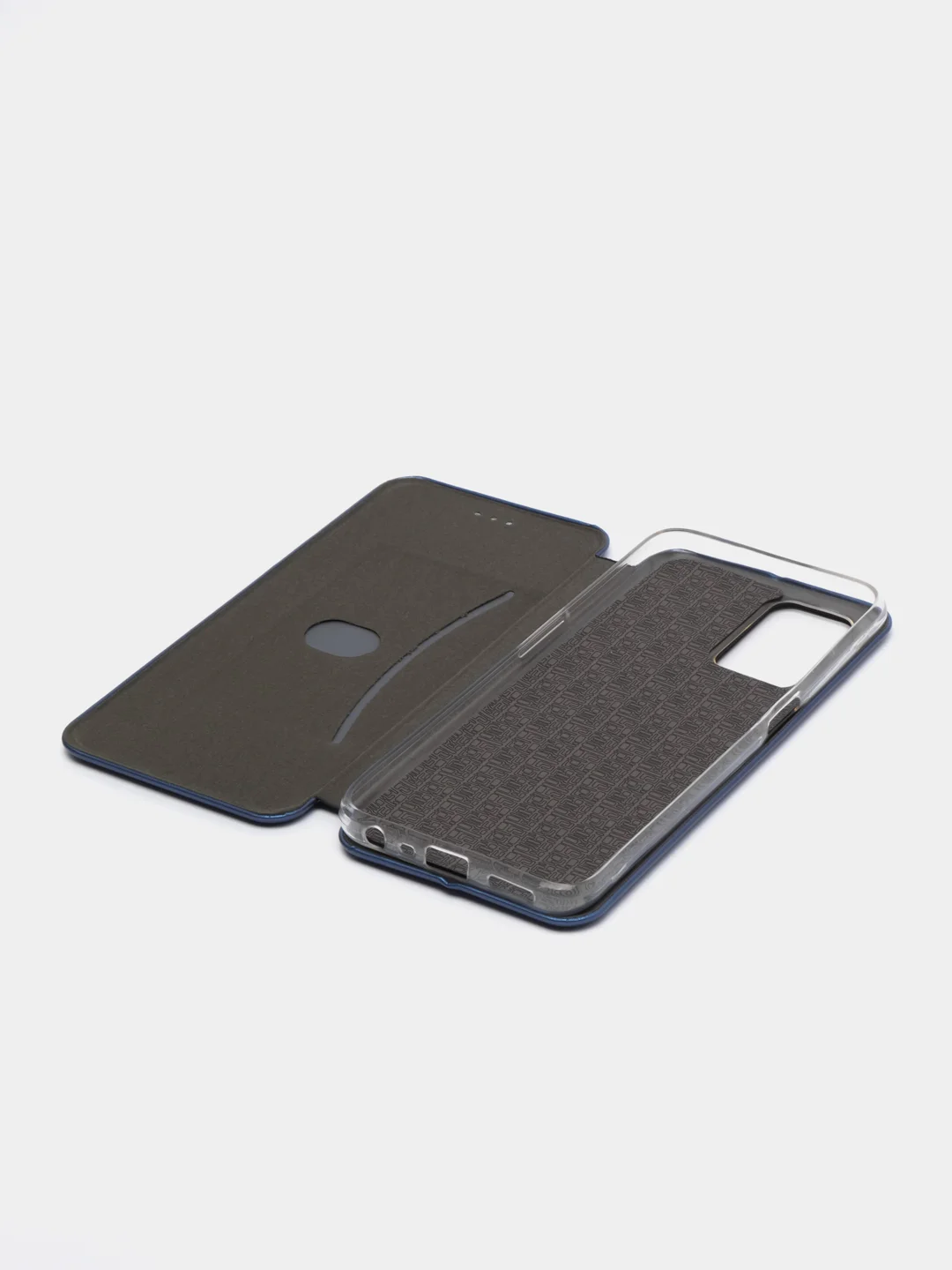 Голубой чехол-книжка для Realme 8 5G (Реалми 8 5G), из экокожи