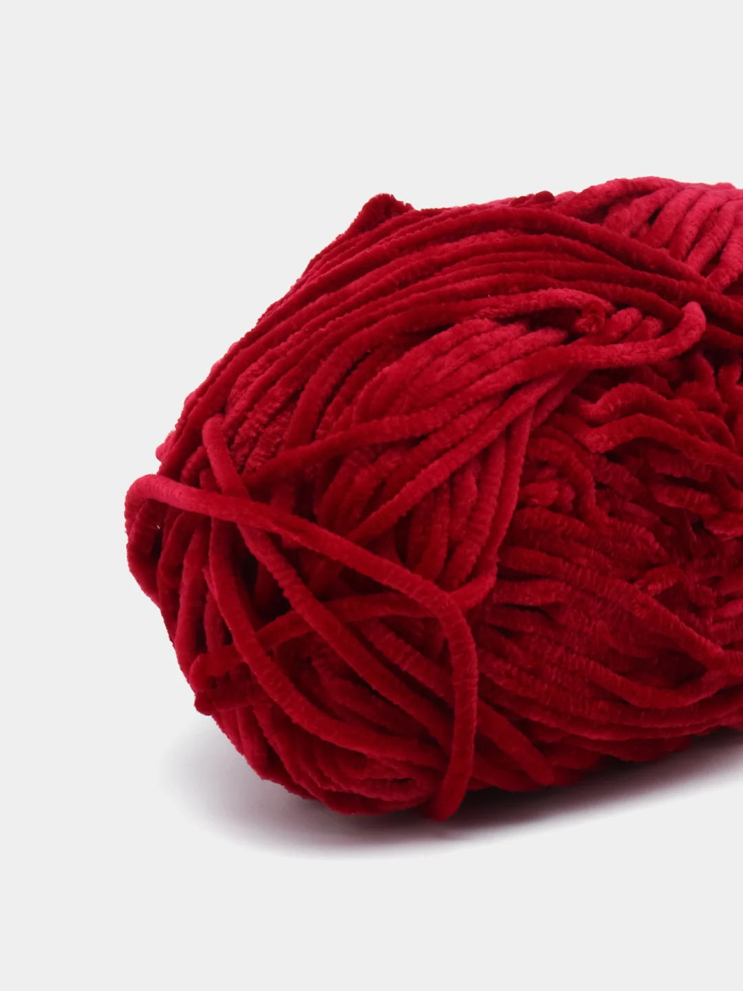 Бордовый пряжа плюшевая YarnArt Velour, 100 г, 170 м (Пряжа Велюровая)
