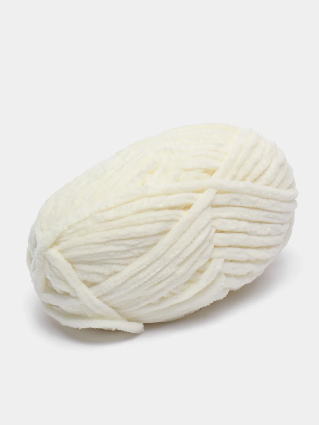 Молочный пряжа плюшевая Alize Velluto, микрополиэстер, 100 г, 68 м