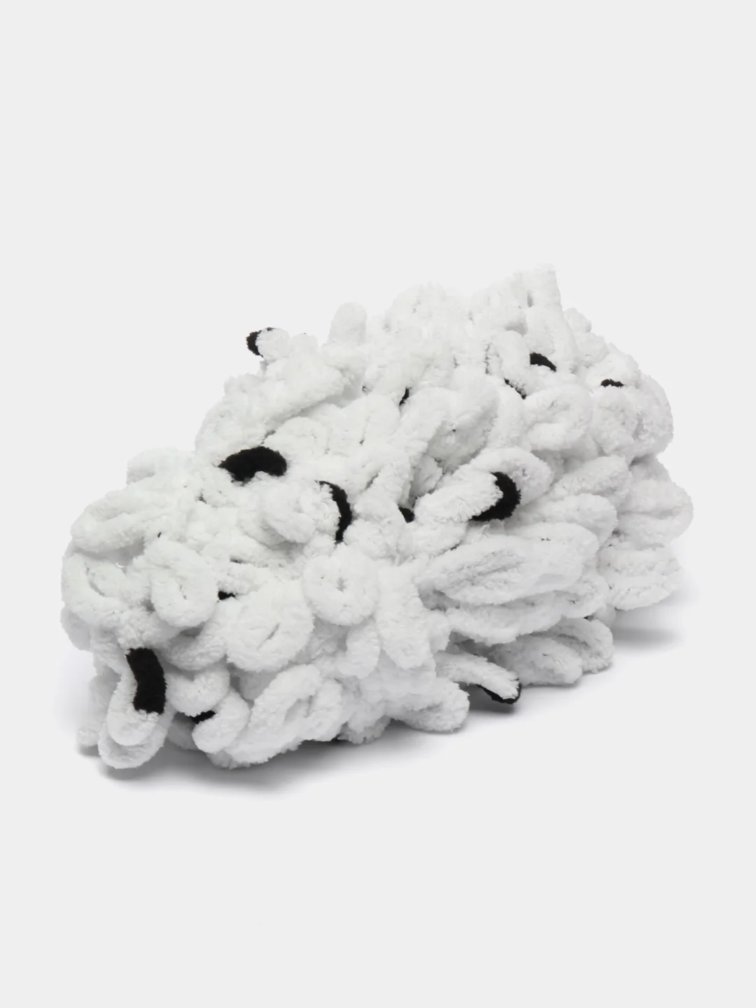 Серебряный пряжа Alize Puffy Color, петельки большие, 100 г, 9 м