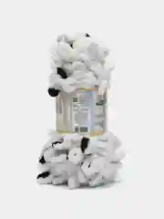 Серебряный пряжа Alize Puffy Color, петельки большие, 100 г, 9 м