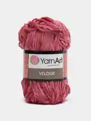 Тёмно-розовый пряжа плюшевая YarnArt Velour, 100 г, 170 м (Пряжа Велюровая)