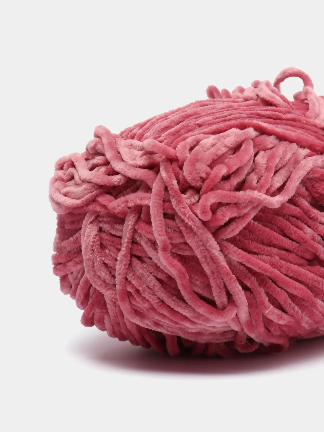 Тёмно-розовый пряжа плюшевая YarnArt Velour, 100 г, 170 м (Пряжа Велюровая)