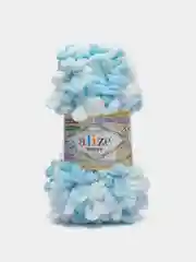 Ледяной пряжа Alize Puffy Color, петельки большие, 100 г, 9 м