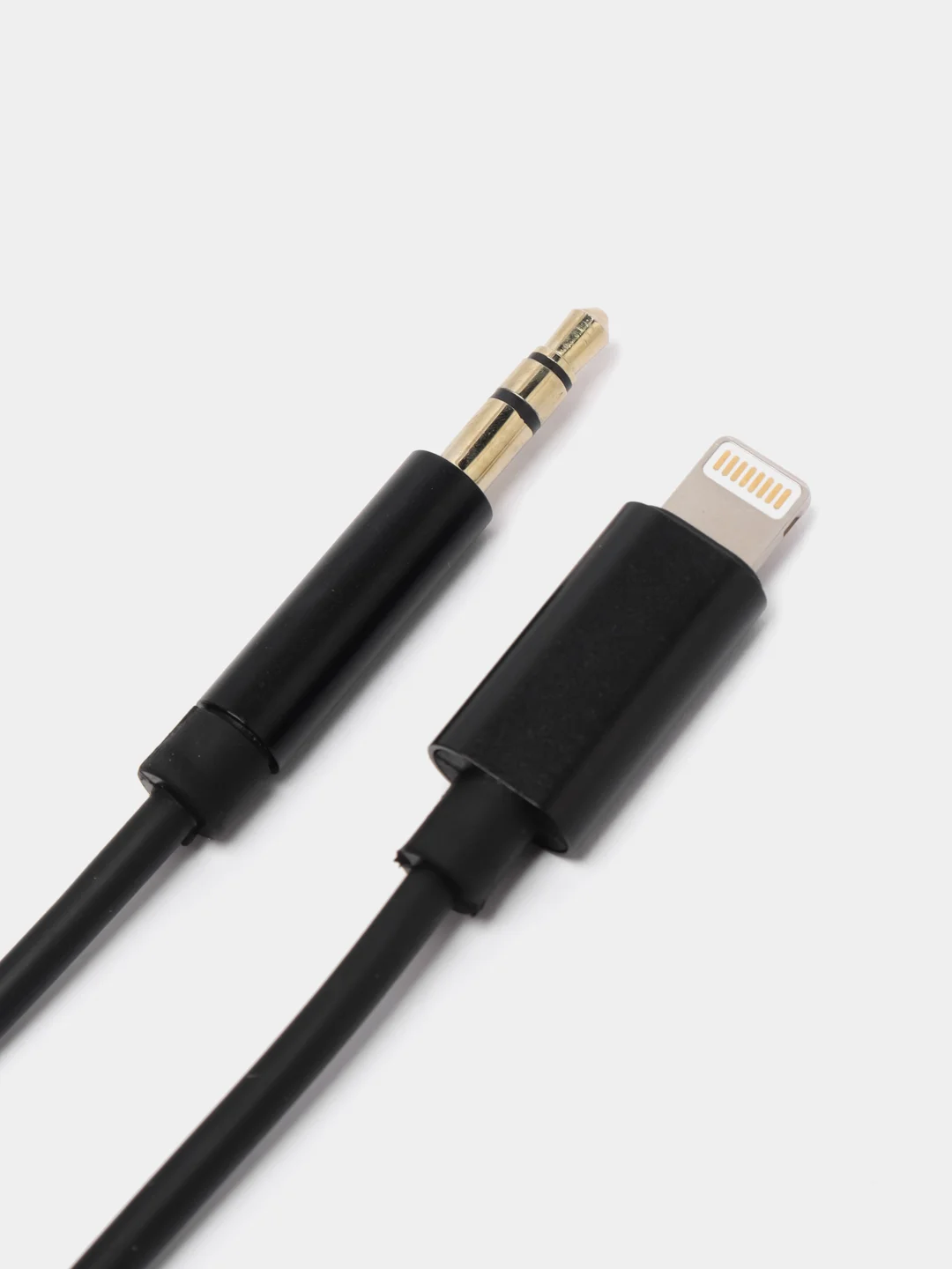 Черный кабель AUX-Lightning для iPhone, 3,5 jack, 1 м