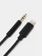 Черный кабель AUX-Lightning для iPhone, 3,5 jack, 1 м