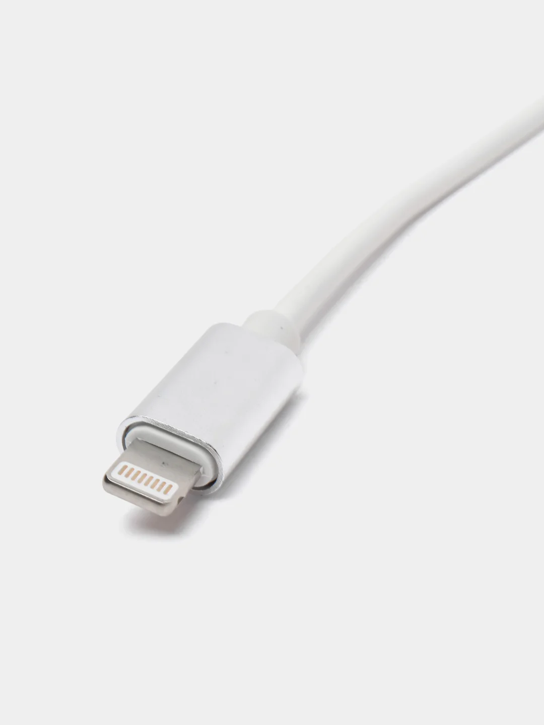Белый кабель AUX-Lightning для iPhone, 3,5 jack, 1 м