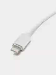 Белый кабель AUX-Lightning для iPhone, 3,5 jack, 1 м