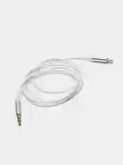 Белый кабель AUX-Lightning для iPhone, 3,5 jack, 1 м