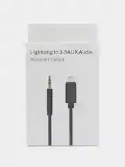 Белый кабель AUX-Lightning для iPhone, 3,5 jack, 1 м