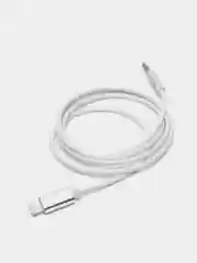 Белый кабель AUX-Lightning для iPhone, 3,5 jack, 1 м