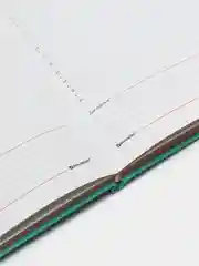 Ежедневник недатированный А5 138х213мм BRAUBERG AIM под кожу, 136л, бирюзовый, 113419