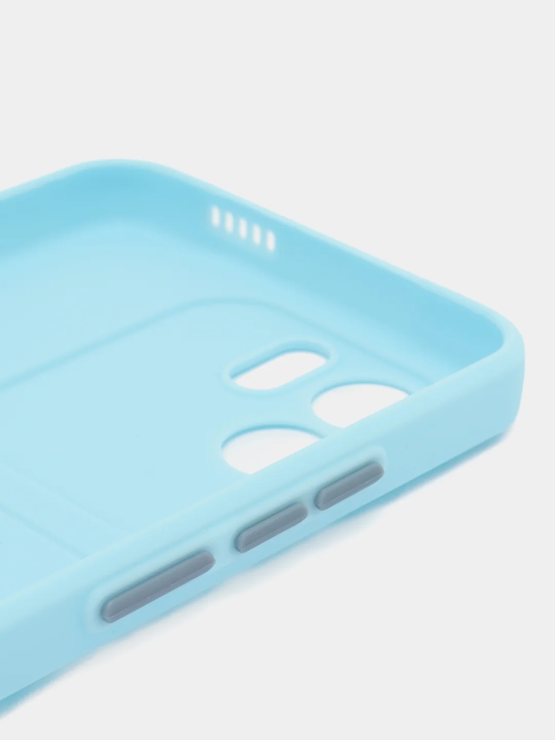 Голубой силиконовый чехол для Xiaomi Redmi A1 4G 2022, Сяоми Редми А1 4g 2022 с карманом для карт