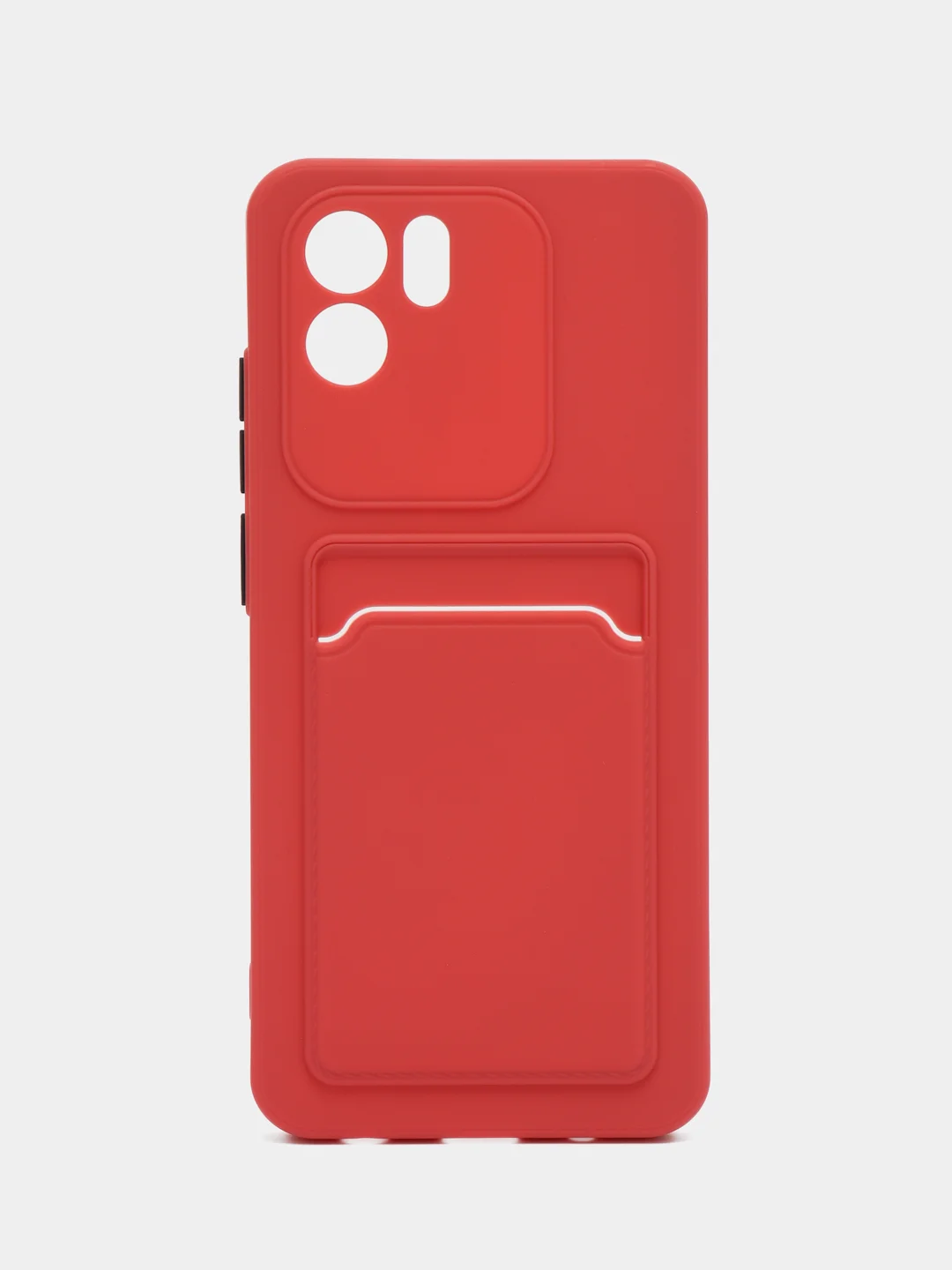 Коралловый силиконовый чехол для Xiaomi Redmi A1 4G 2022, Сяоми Редми А1 4g 2022 с карманом для карт