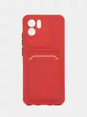 Коралловый силиконовый чехол для Xiaomi Redmi A1 4G 2022, Сяоми Редми А1 4g 2022 с карманом для карт