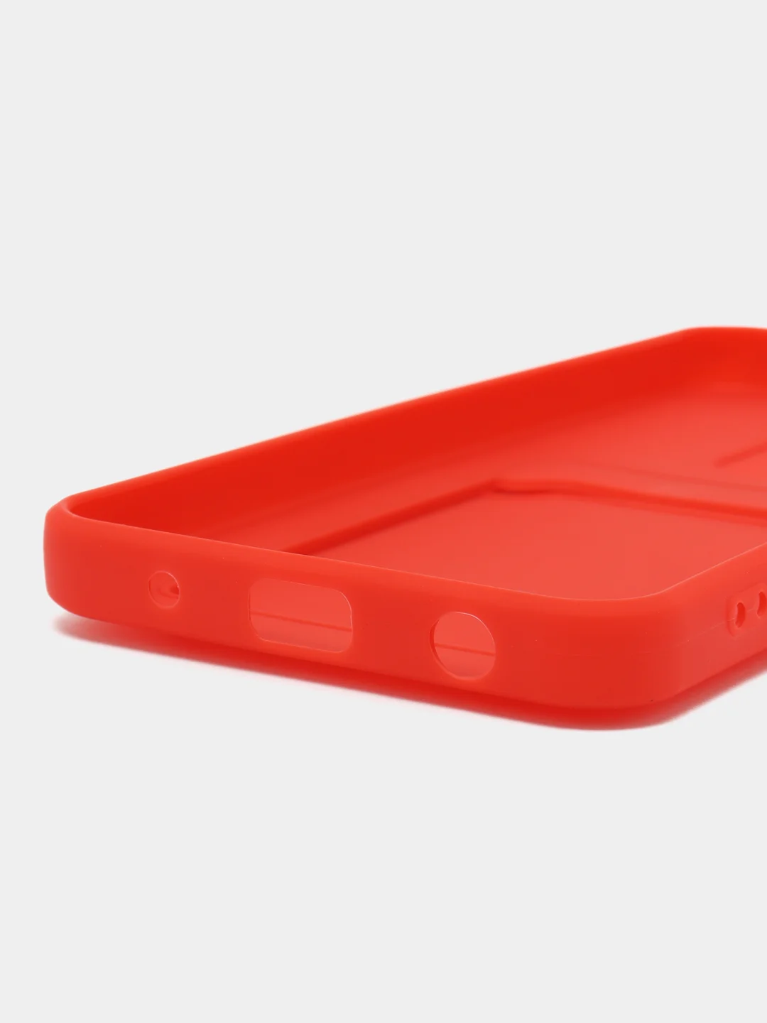Красный силиконовый чехол для Xiaomi Redmi A1 4G 2022, Сяоми Редми А1 4g 2022 с карманом для карт