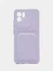 Лавандовый силиконовый чехол для Xiaomi Redmi A1 4G 2022, Сяоми Редми А1 4g 2022 с карманом для карт