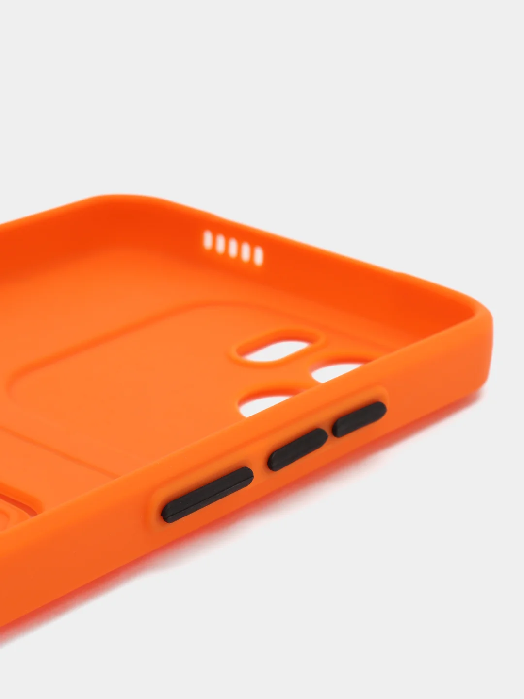 Оранжевый силиконовый чехол для Xiaomi Redmi A1 4G 2022, Сяоми Редми А1 4g 2022 с карманом для карт