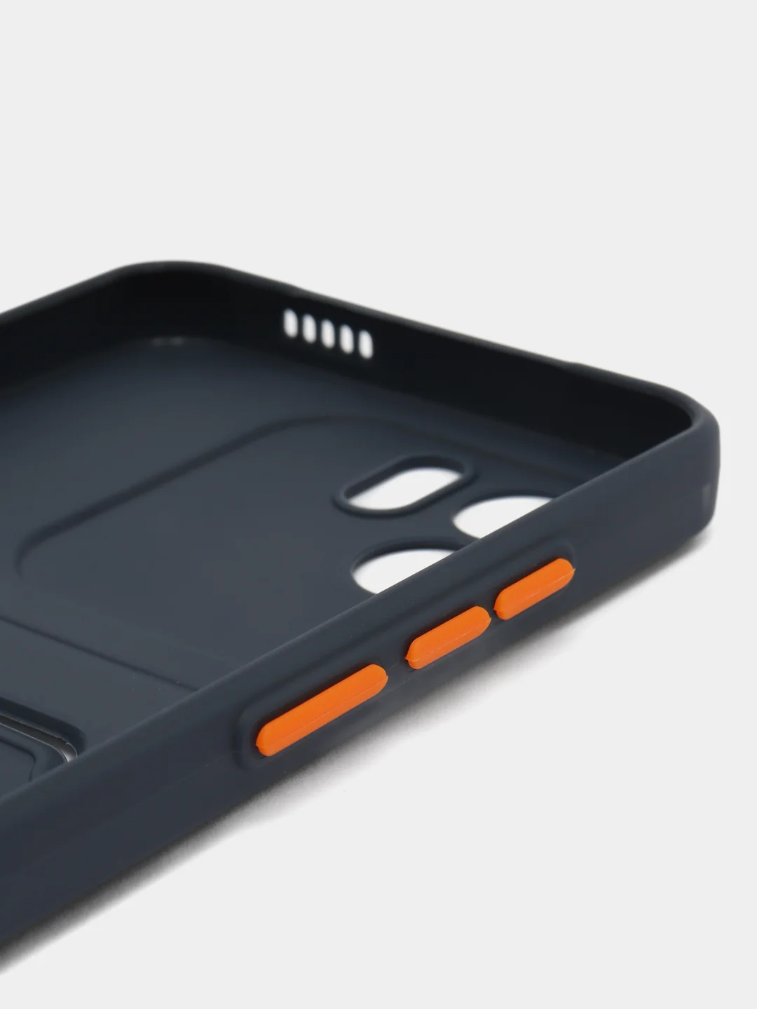 Темно-синий силиконовый чехол для Xiaomi Redmi A1 4G 2022, Сяоми Редми А1 4g 2022 с карманом для карт