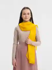 Горчичный палантин