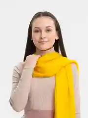 Горчичный палантин