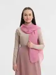Тёмно-розовый палантин