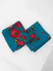 Зеленый платок женский, платки женские, 2 штуки, 80 см х 80 см