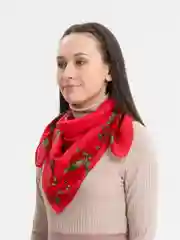 Красный платок женский, платки женские, 2 штуки, 80 см х 80 см