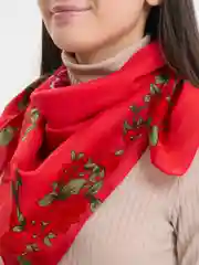 Красный платок женский, платки женские, 2 штуки, 80 см х 80 см