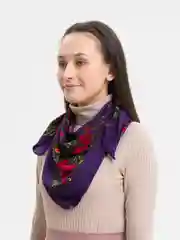 Пурпурный платок женский, платки женские, 2 штуки, 80 см х 80 см